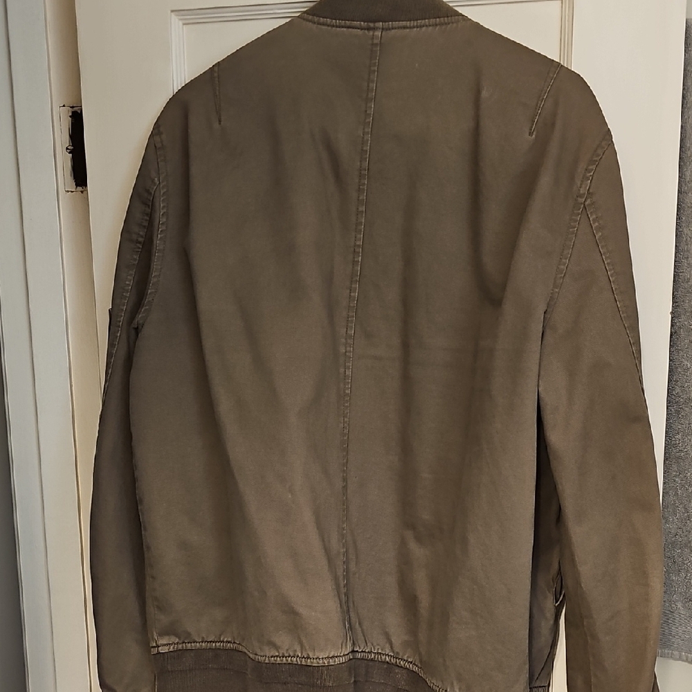 All Saints Olive Bomber Jacket - Picture 4 of 4